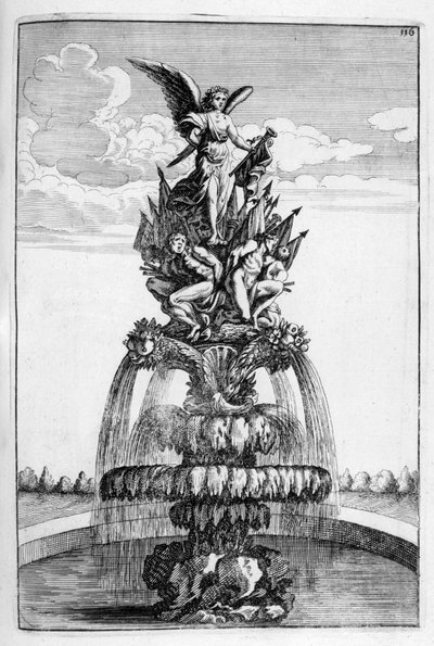 Szökőkútterv, 1664 alkotó: Georg Andreas Bockler