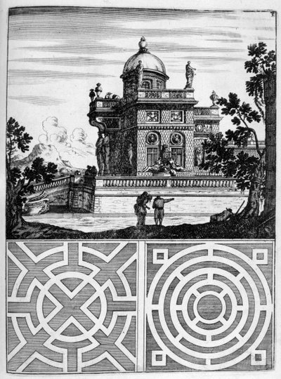 Ház- és kerttervezés, 1664 alkotó: Georg Andreas Bockler