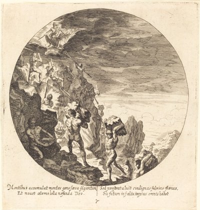 Az óriásokat Jove taszította alkotó: Georg Andreas Wolfgang the Elder