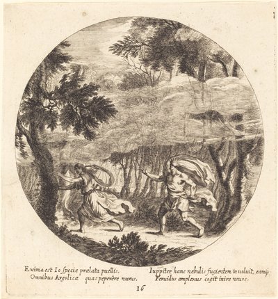 Jupiter és Io alkotó: Georg Andreas Wolfgang the Elder