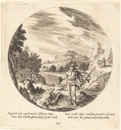 A Merkúr megöli Argust alkotó: Georg Andreas Wolfgang the Elder