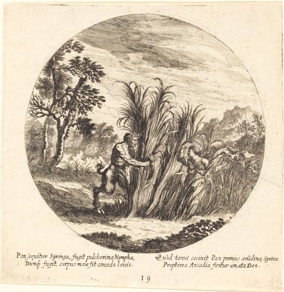 Pan és Syrinx alkotó: Georg Andreas Wolfgang the Elder
