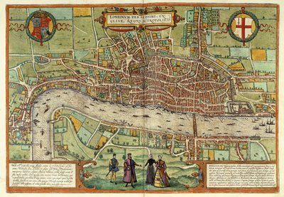 Londoni kilátás, 1613 alkotó: Georg Braun