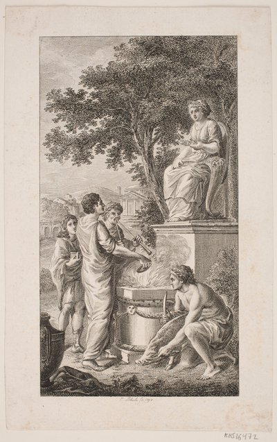 Illusztráció med offercene alkotó: Georg Christian Schule
