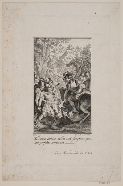 Illusztráció Vergilius Aeneiséhez alkotó: Georg Christian Schule