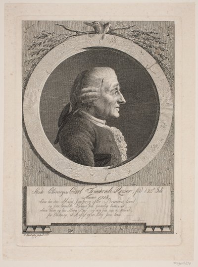 A sebész C. F. Reiser alkotó: Georg Christian Schule