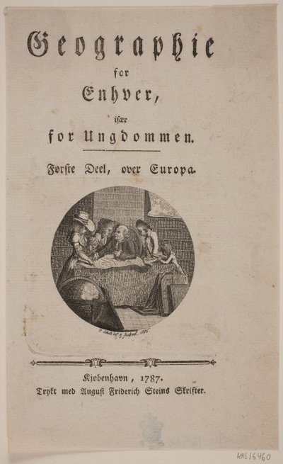 Címoldal "Földrajz bárkinek" matricával alkotó: Georg Christian Schule