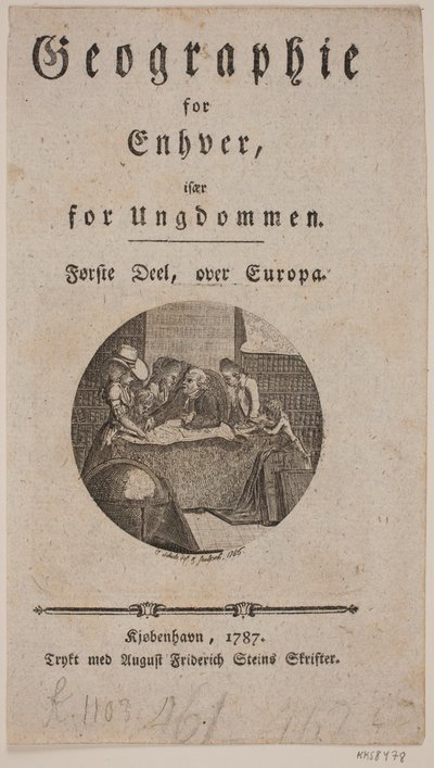 Címoldal "Földrajz bárkinek" matricával alkotó: Georg Christian Schule
