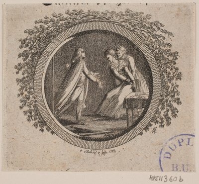 Címmatrica S. Richardsonnak: "Miss Clarissa Harlowe története", ötödik rész alkotó: Georg Christian Schule