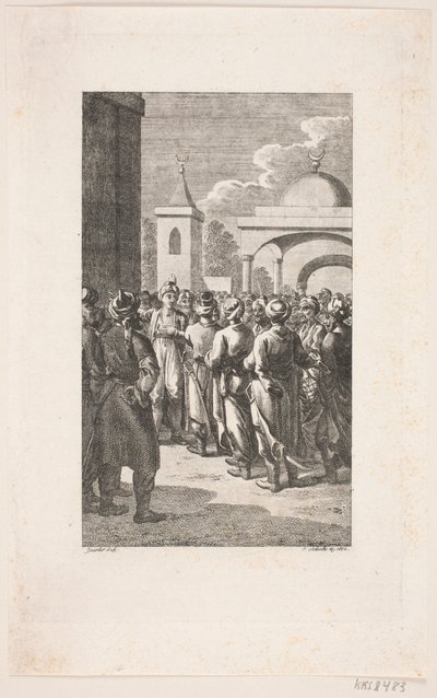 Török utcakép alkotó: Georg Christian Schule