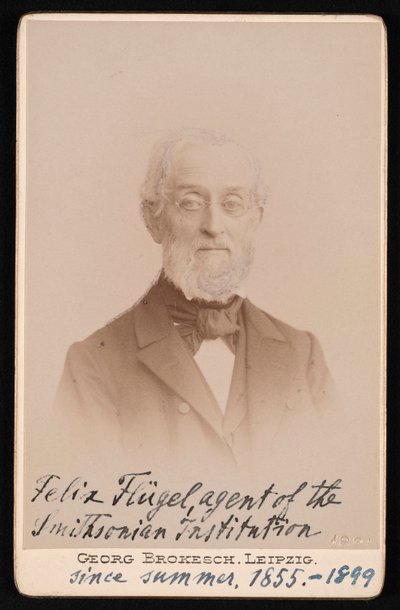 Felix Flugel portréja 1820-1904, 1894. alkotó: Georg Conrad Adolph Brokesch