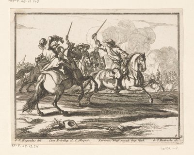 lovas küzdelem Riders (sorozat címe) alkotó: Georg Conrad Bodenehr
