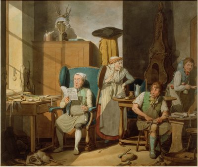 Suszter család a műhelyben alkotó: Georg Emanuel Opitz