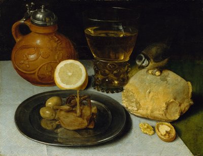 Csendélet, valószínűleg kb. 1625-30. alkotó: Georg Flegel