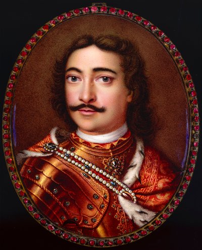 I. Nagy Péter császár portréja 1672-1725. alkotó: Georg Friedrich Dinglinger