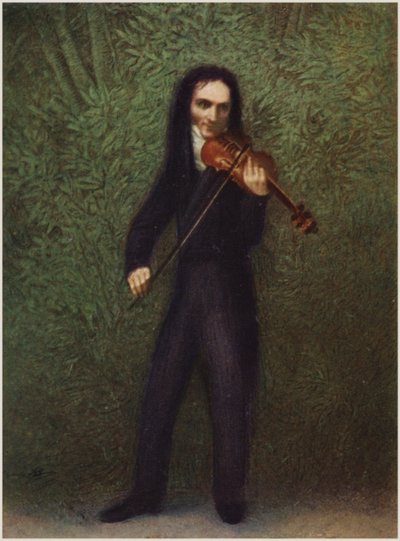 Niccolo Paganini portréja alkotó: Georg Friedrich Kersting