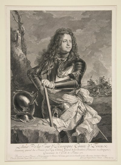 Louis de la tour d portréja alkotó: Georg Friedrich Schmidt