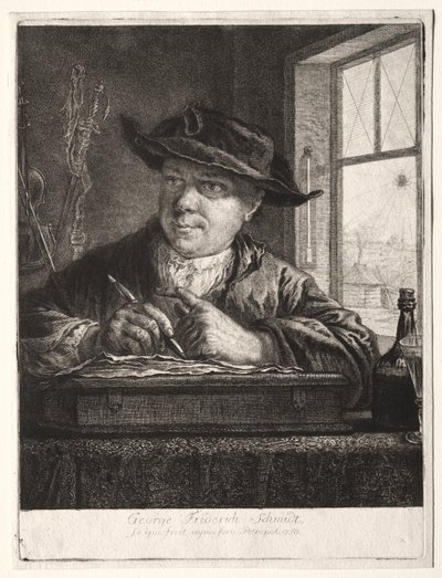 Önarckép alkotó: Georg Friedrich Schmidt