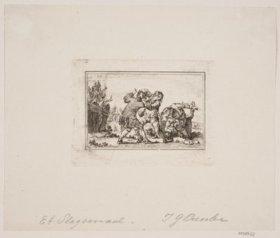 Parasztverekedés alkotó: Georg Haas