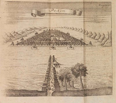 Peking. Egy pekingi nagykövetség útleírása I. Nagy Péter cár szervezésében, 1719. alkotó: Georg Johann Unverzagt