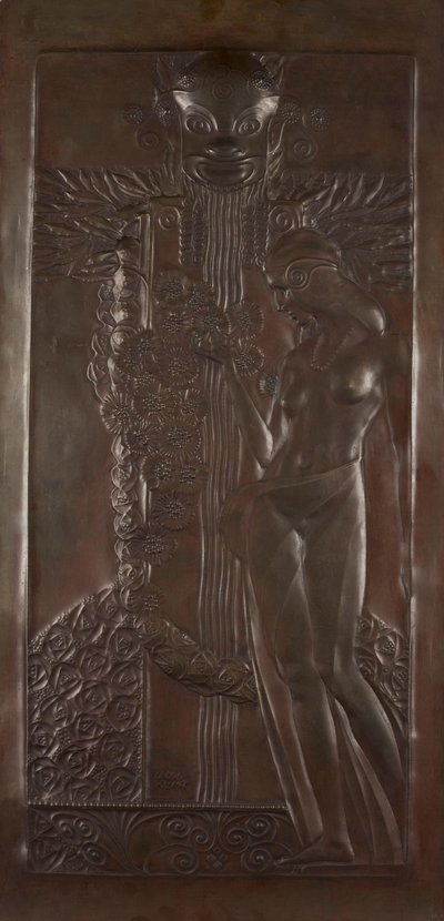 Nimfa és szatír alkotó: Georg Klimt