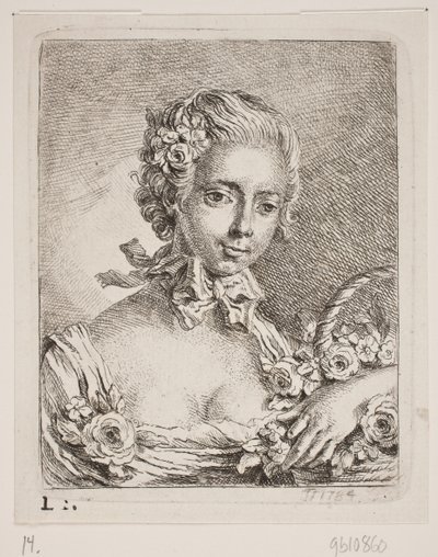 Egy virágos lány alkotó: Georg Mathias Fuchs