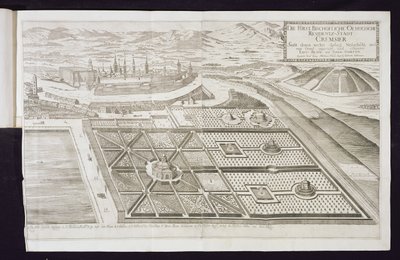 Az új kertek Cremsier-ben, a herceg-püspök rezidenciájában, 1700 körül megjelentek alkotó: Georg Matthaus Vischer