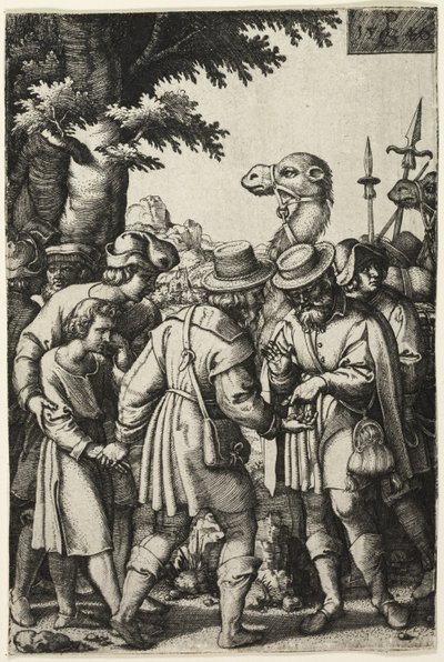 Józsefet eladták testvérei alkotó: Georg Pencz