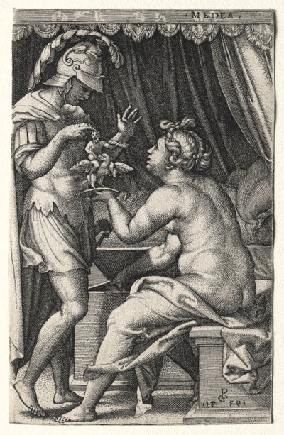 Médea és Jason alkotó: Georg Pencz