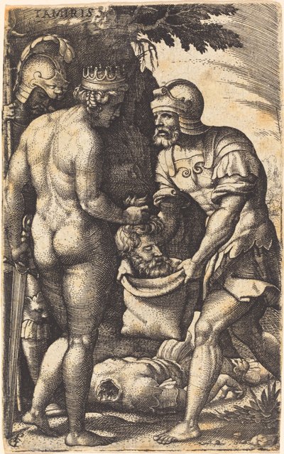 Tomyris Cyrus fejével alkotó: Georg Pencz