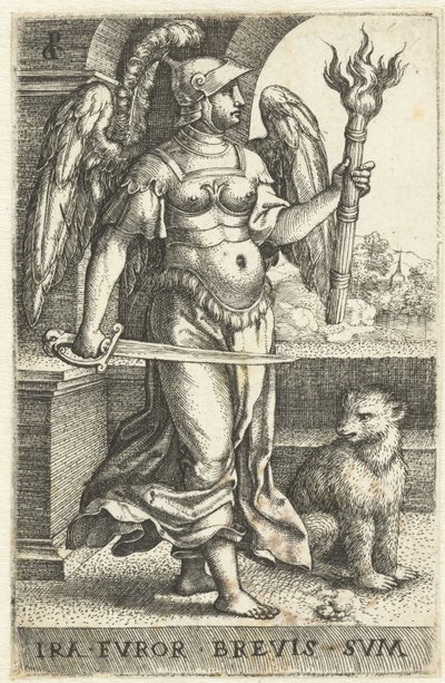Wrath (Ira) Ira fvror brevis svm (cím az objektumon) Seven Deadly Sins (sorozat címe) alkotó: Georg Pencz