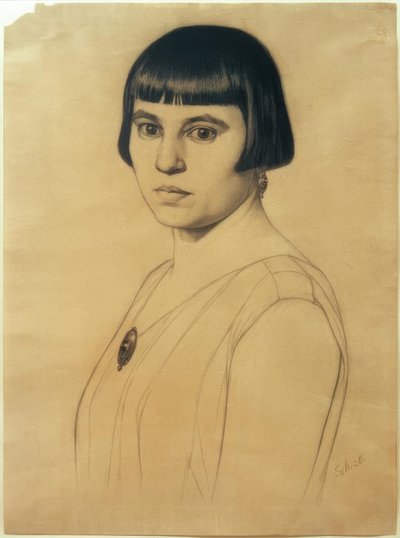 G.Scholz, Erzsébet Scholz portréja alkotó: Georg Scholz