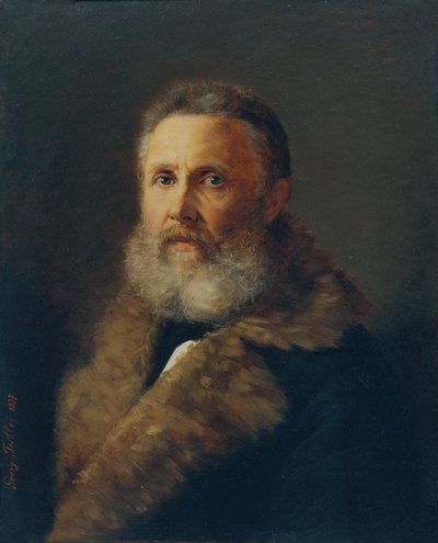 Carl Teibler festő, a művész édesapja alkotó: Georg Teibler