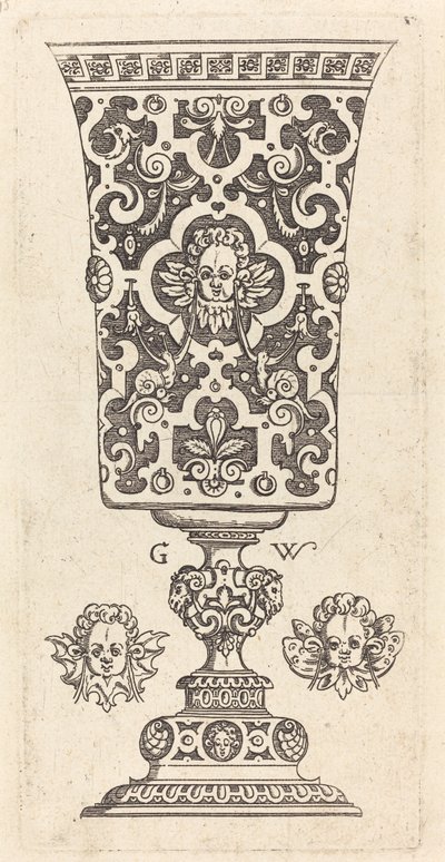 Csésze alkotó: Georg Wechter I