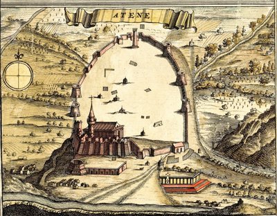 Athén, Görögország alkotó: Georg and Hogenberg Franz (1535 90) Braun