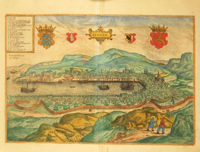 Bergen a világ városaiból, Georg Braun alkotó: Georg Braun and Hogenberg Franz