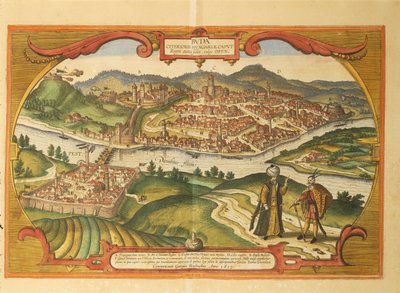 Budapest a világ városaiból, Georg Braun alkotó: Georg Braun and Hogenberg Franz