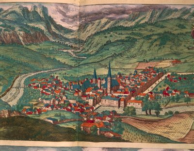 Bressanone városa, a világ városából, Georg Braun alkotó: Georg Braun and Hogenberg Franz