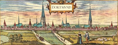 Dortmund von Georg and Hogenberg Franz (1535-90) Braun