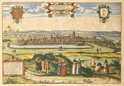 Gdansk a világ városaiból, Georg Braun alkotó: Georg Braun and Hogenberg Franz