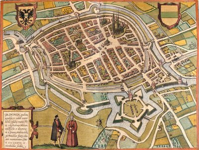 Groningen, Hollandia alkotó: Georg and Hogenberg Franz (1535 90) Braun