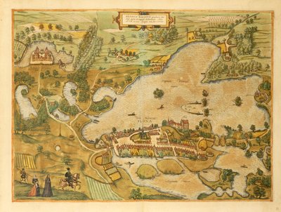Georg Braun Plon térképe a második világháborúból alkotó: Georg Braun and Hogenberg Franz