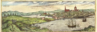 Stockholm, Svédország alkotó: Georg and Hogenberg Franz (1535 90) Braun
