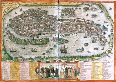 Velence, Olaszország alkotó: Georg and Hogenberg Franz (1535 90) Braun