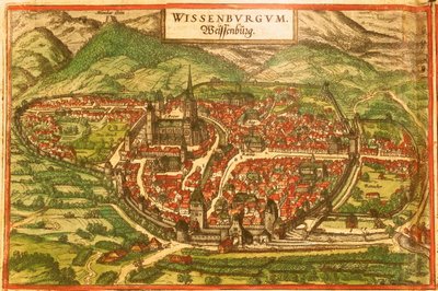 Wissembourg, Fehérvár, Elzász alkotó: Georg and Hogenberg Franz (1535 90) Braun