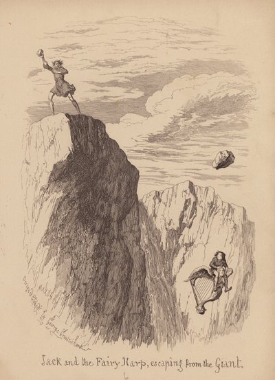 Jack és a paszuly (metszet) alkotó: George (after) Cruikshank