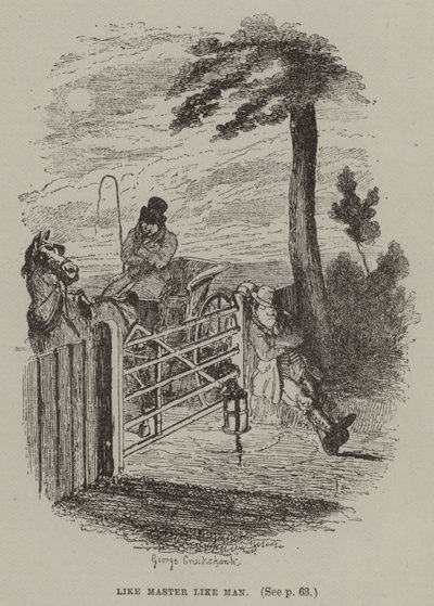 Mint a mester, mint az ember (metszet) alkotó: George (after) Cruikshank