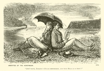 A nászút kényelme (gravírozás) alkotó: George (after) Du Maurier