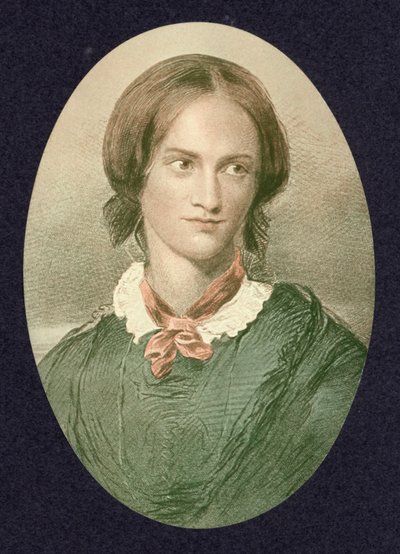 Charlotte Bronte, angol regényíró (színes metszet) alkotó: George (after) Richmond
