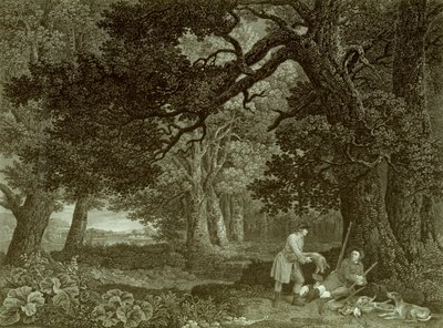 Nyugalom a forgatás után, 4. tábla (metszet) alkotó: George (after) Stubbs